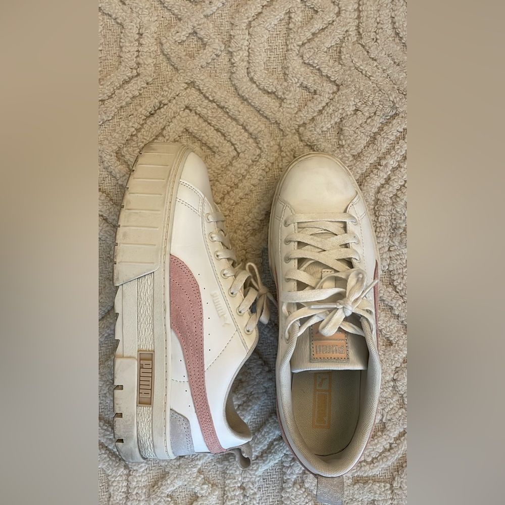 Womens Puma Mayze Platform Sneakers